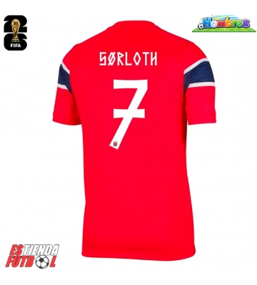 Noruega Alexander Sorloth #7 Primera Equipación Mundial 2026 Manga Corta